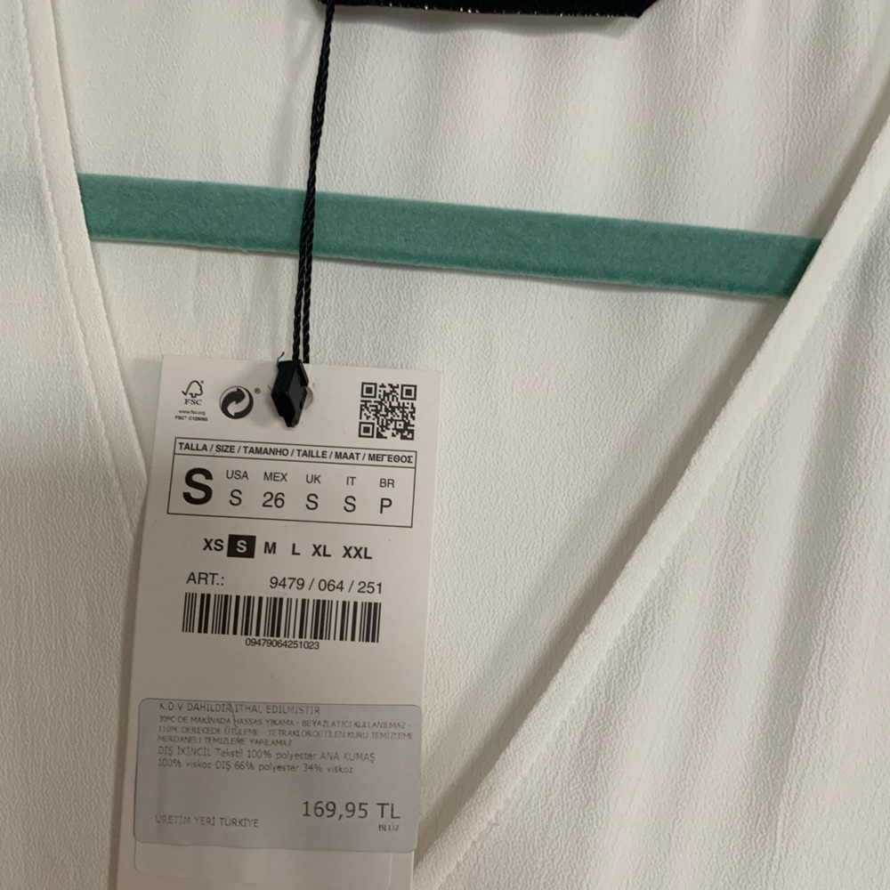 Zara dress or top over tights